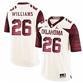 Oklahoma Sooners 26 Damien Williams White 47 Game Winning Streak College Football Jersey Dzhi,baseball caps,new era cap wholesale,wholesale hats